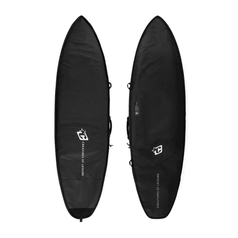 Nouvelle Collection Housse de surf Creatures Shortboard Day Use DT2.0 Black Silver
