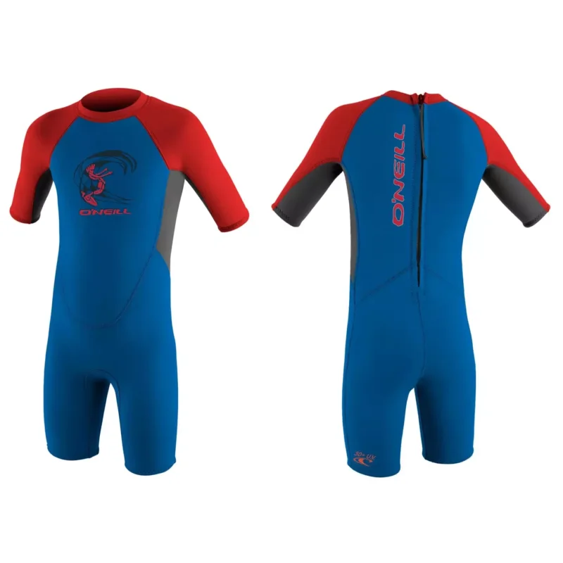 Authentique Combinaison shorty enfant O´Neill Reactor Ocean/Graph/red