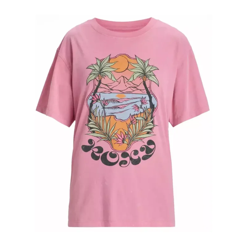T-Shirt Roxy Sunny Oversize Orchid Smoke Paiement Sécurisé