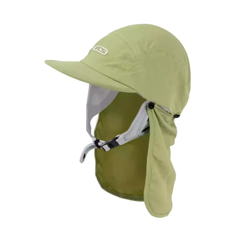 Bon Plan Casquette FCS Essential Surf Cap Legionnaire Hat Eucalyptus