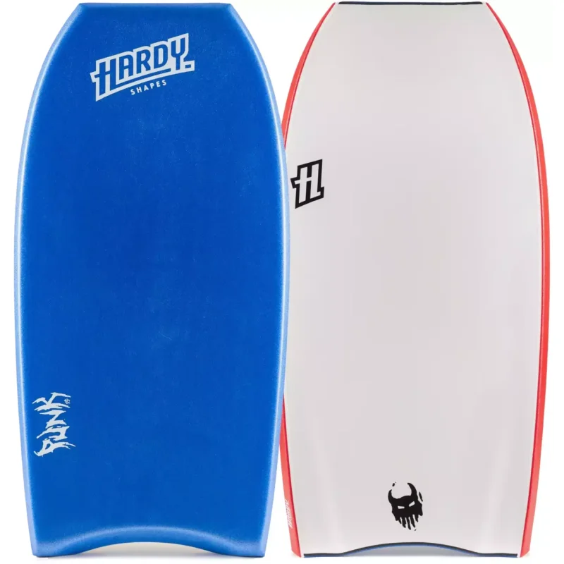 Planche de bodyboard Hardy Shapes Charger Punk PE Double Stringer Royal Blue/White Nouvelle Collection