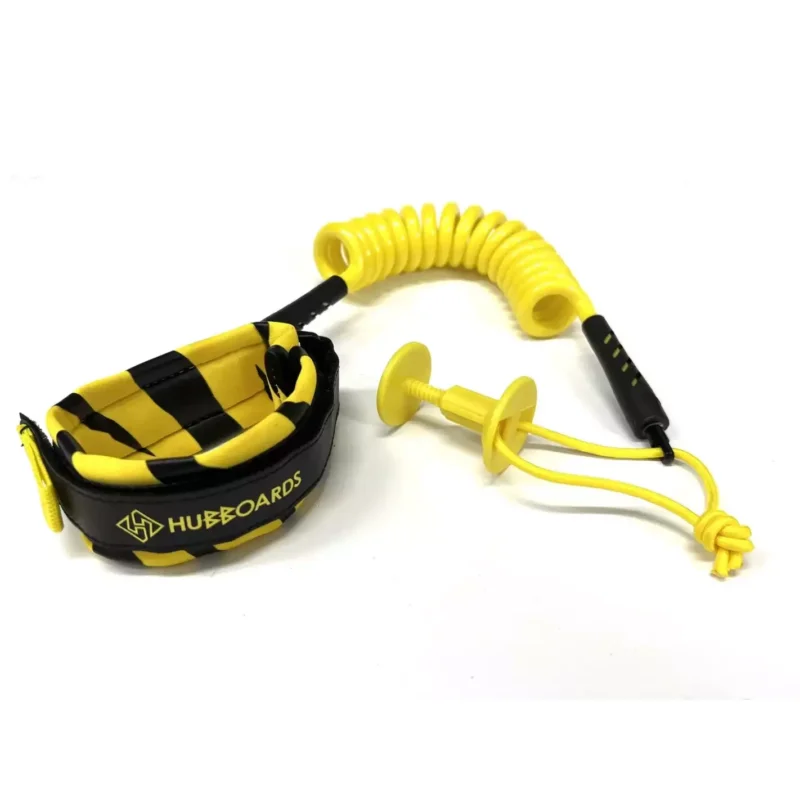 Meilleur Choix Leash de bodyboard Hubboards biceps XL Yellow