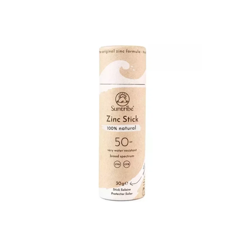 Stick solaire Suntribe Natural Zinc SPF50 White Bon Plan