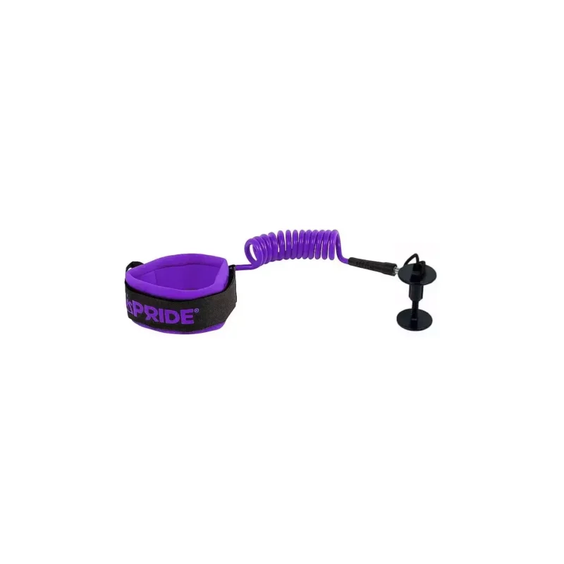 Leash bodyboard Pride standard biceps Purple Retour Gratuit