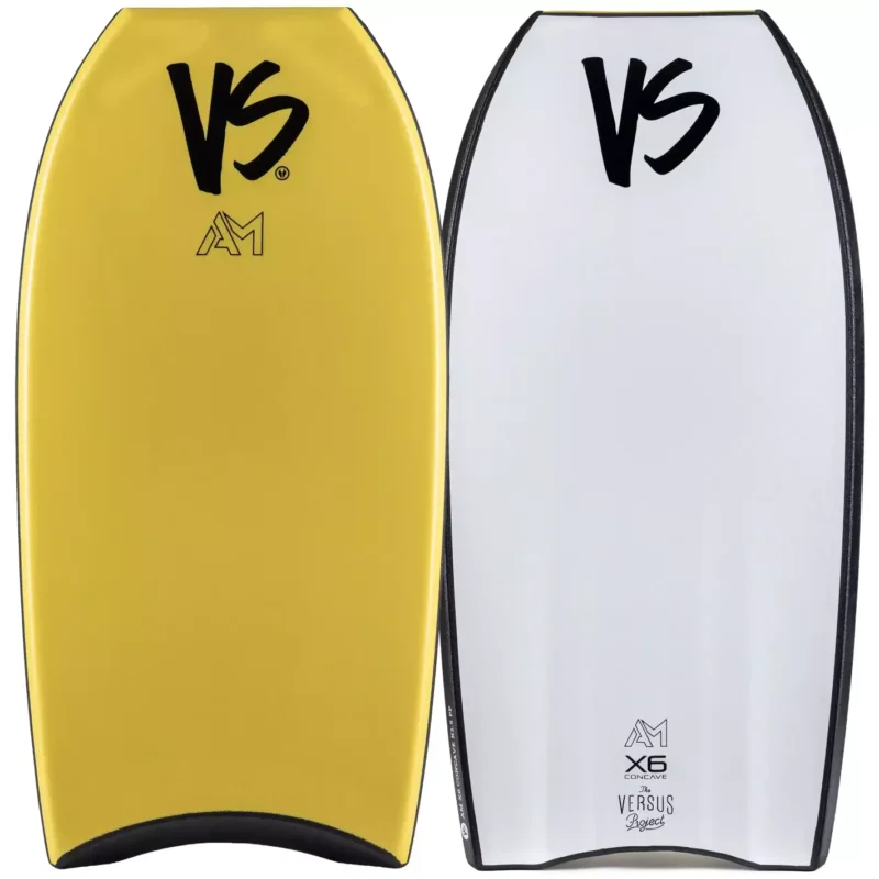 Planche de bodyboard VS Anthony Miller X6 Concave K15 PP Yellow/White Bon Plan
