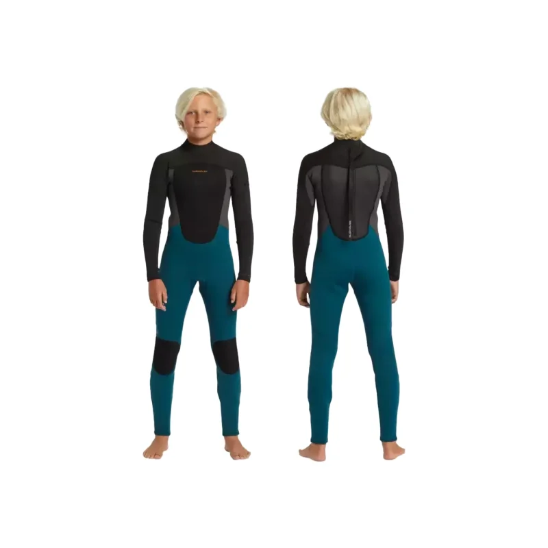 Vente Flash Combinaison Quiksilver Prologue Junior 3/2mm Midnight Turquoise