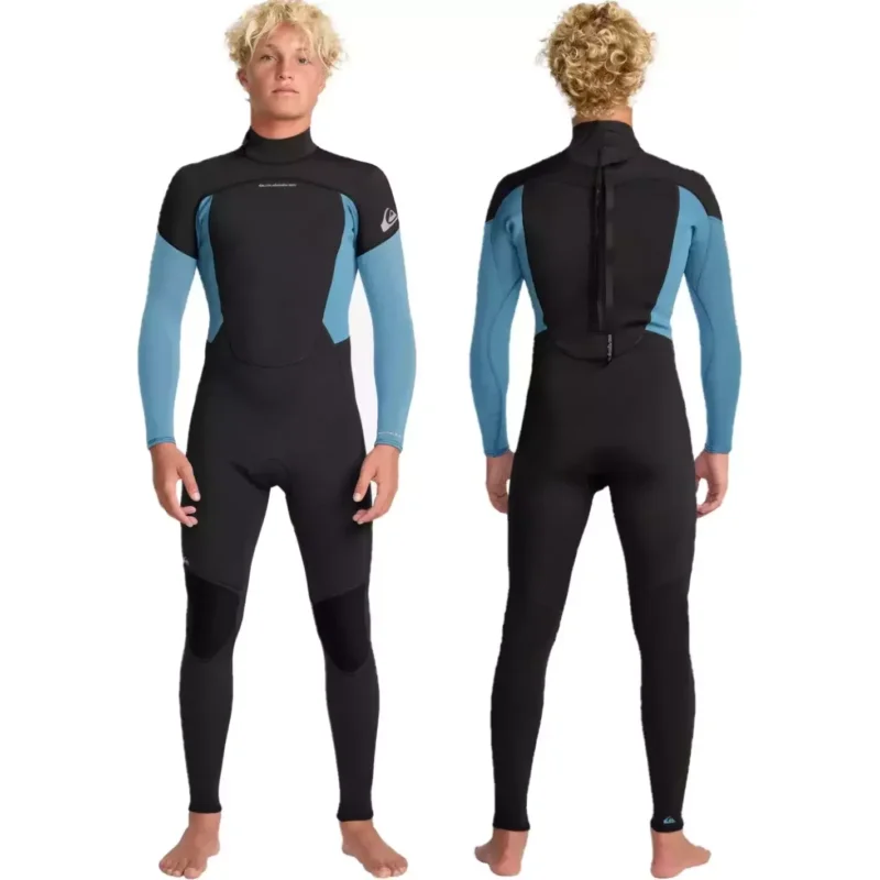 Combinaison Quiksilver Prologue + Flatlock 3/2mm Cloud Blue Authentique