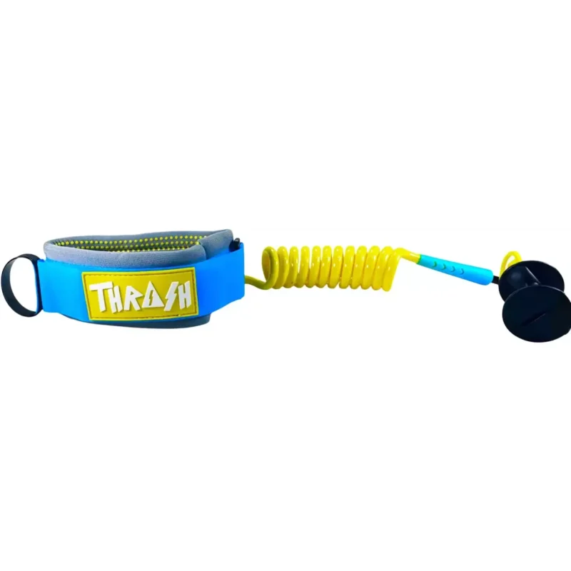 Solde Leash de bodyboard Thrash Biceps Point Yellow/Blue