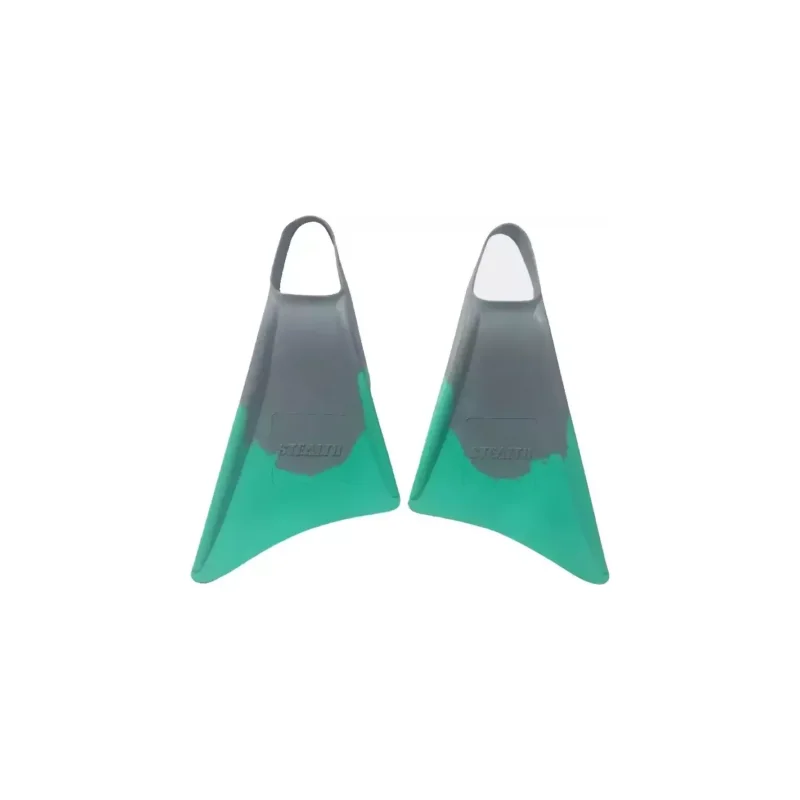 Palmes de bodyboard Stealth S1 Super Soft Grey/Menthol Remise