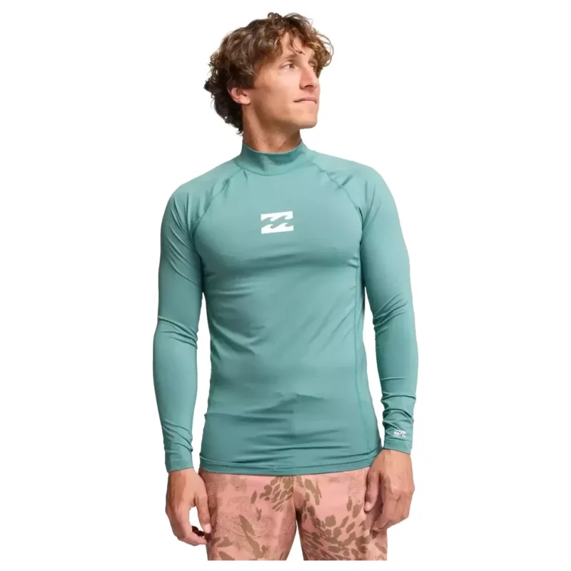 Livraison Express Lycra Billabong Waves All Day LS Sea Green