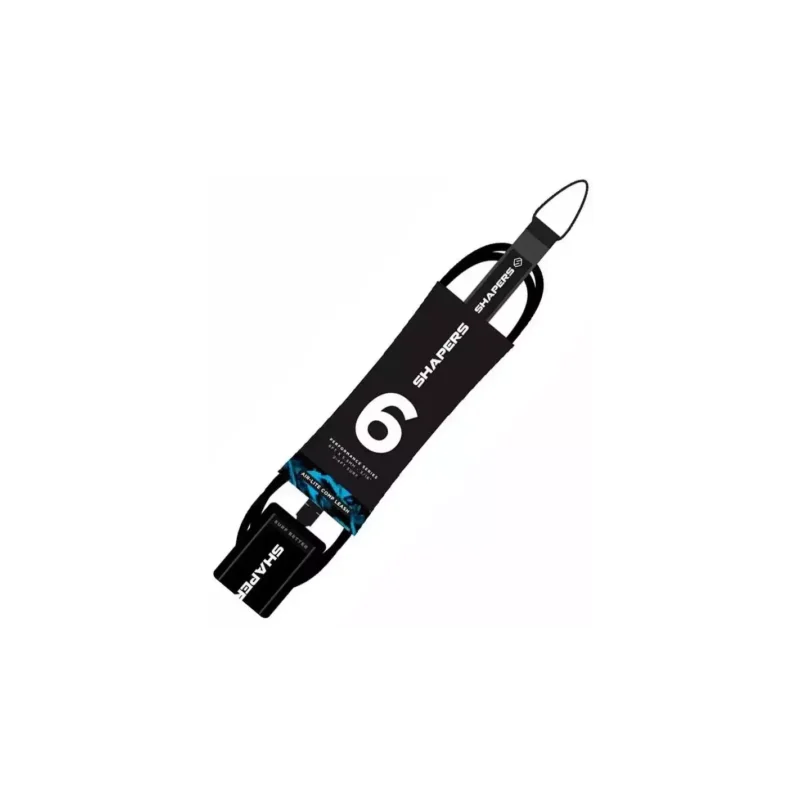 Leash de surf Shapers Air Lite Black Achat Immédiat