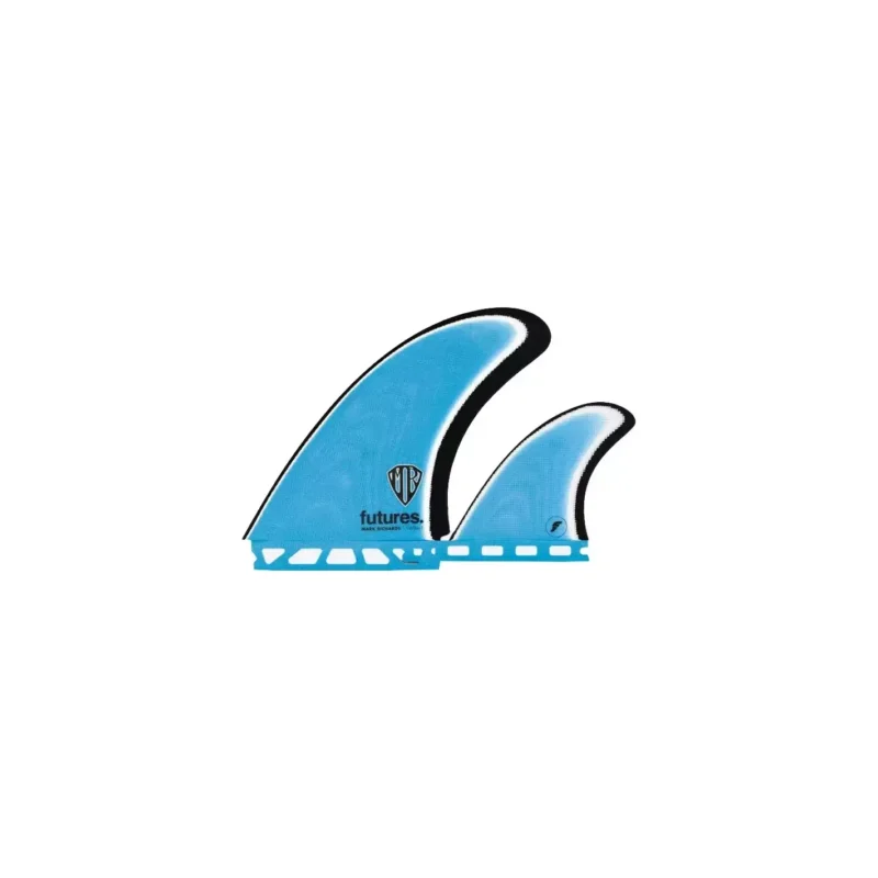 Ailerons Futures Twin +1 Mark Richards Fiberglass Blue Vente Directe