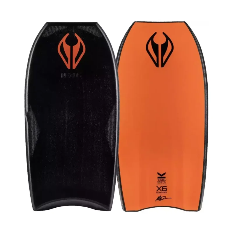 Bodyboard NMD Nexus K15 X6 Concave Noir/Orange Expédié Aujourd'hui