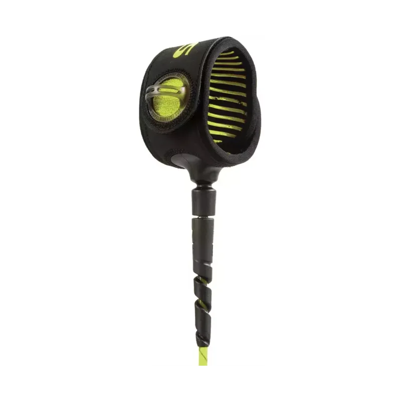 Leash de surf FCS Freedom Helix Comp Cyber Lime Prix Promo