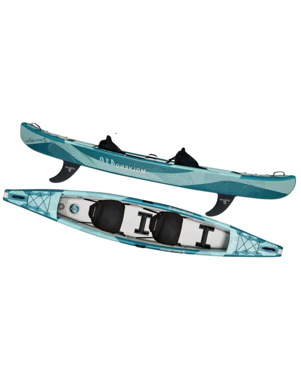 Molveno kayak gonflable rigide double Authentique