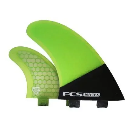 Prix Promo Ailerons Surf Fcs MR-TFX PC Thruster - FluroGreen