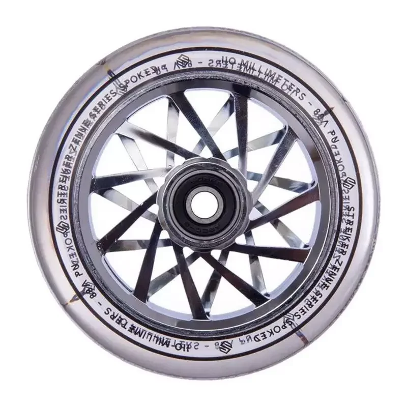 Roue trottinette STRIKER Zenue Series Clear Chrome 110mm Jusqu'à Épuisement Des Stocks