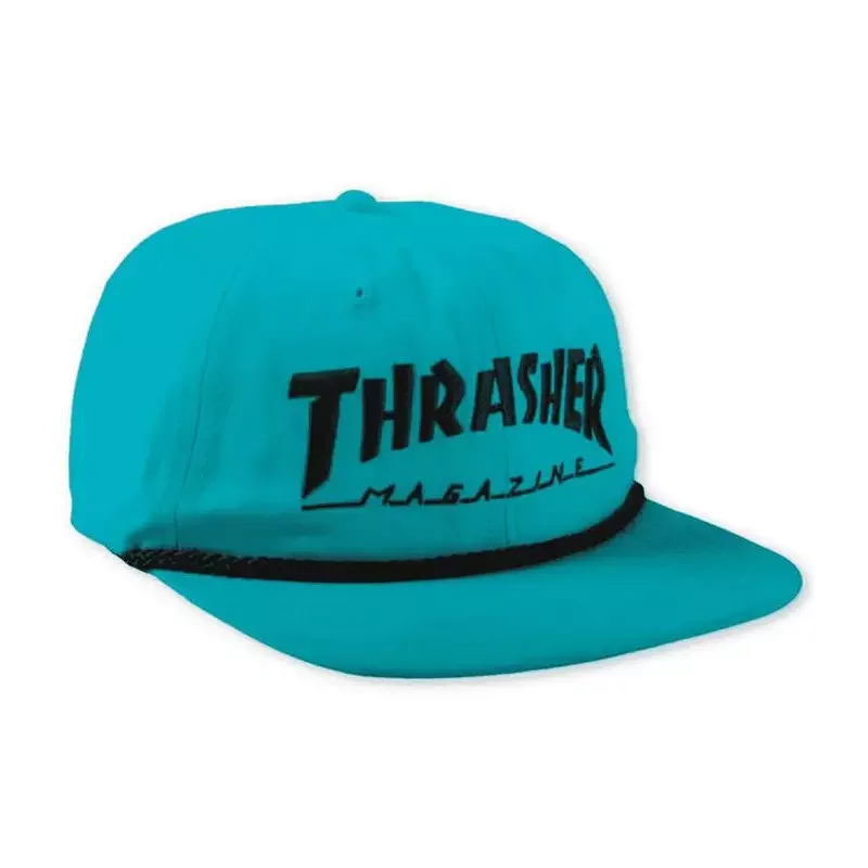 Casquette THRASHER rope snapback teal black Bon Marché