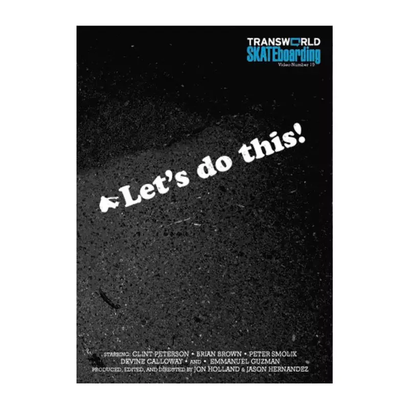 DVD TRANSWORLD SKATE let´s do this Petit Prix