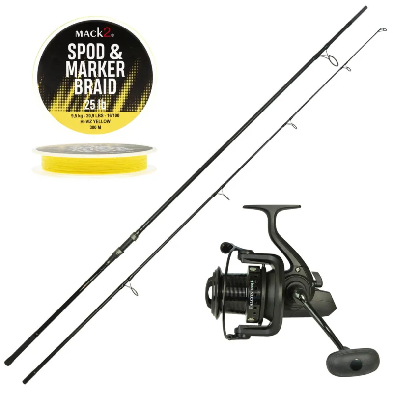 Achat Immédiat Pack Carp Addict Spod 12‘ 5lbs + Falcon 5000 Spod + Tresse