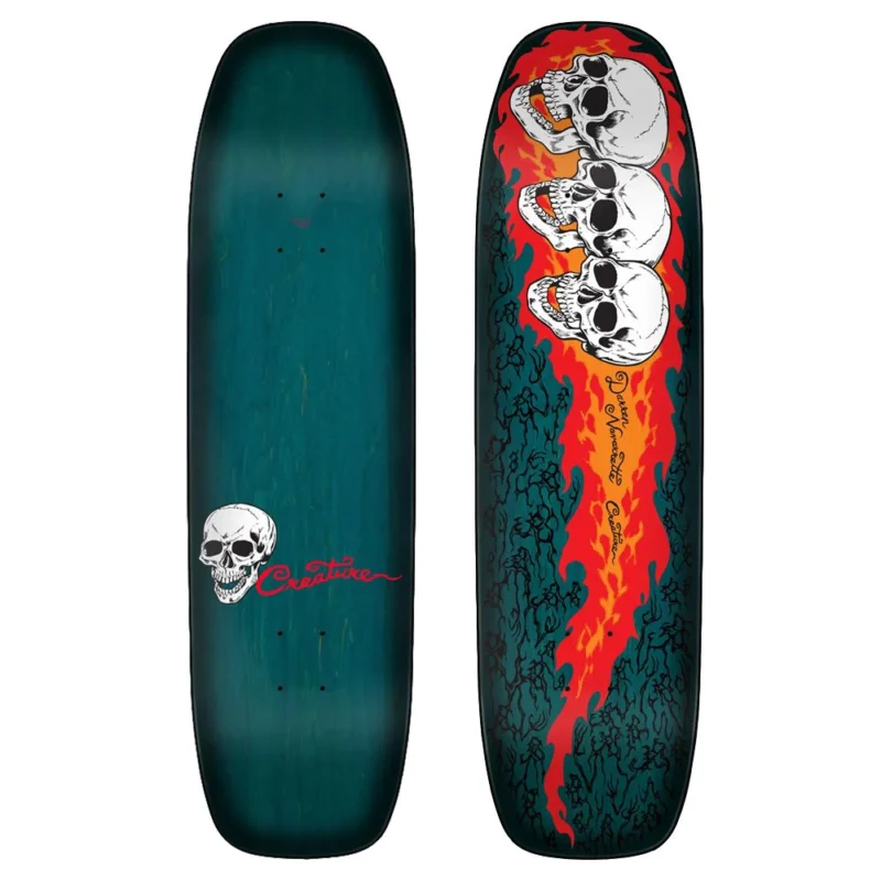 Pas Cher PLANCHE DE SKATE CREATURE NAVARETTE 3 SKULLS PRO 8.8‘‘
