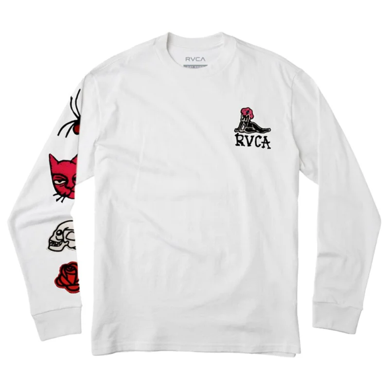 Pas Cher T-SHIRT RVCA OBLOW PATCHES
