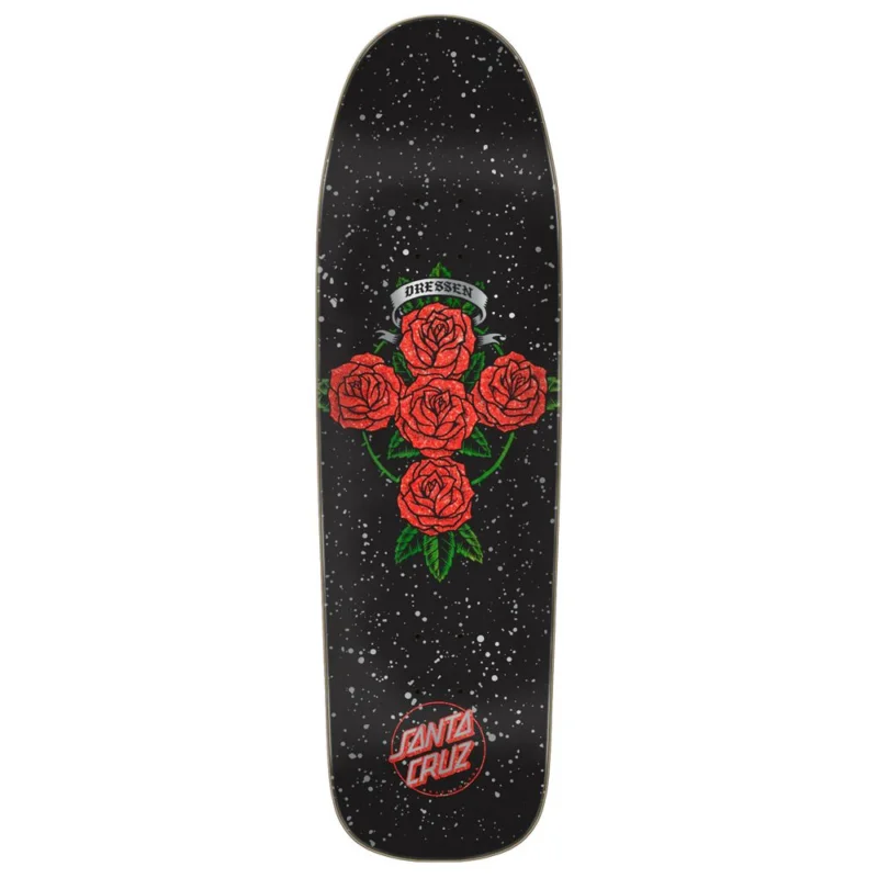 Expédition Rapide PLANCHE DE SKATE SANTA CRUZ DRESSEN ROSE CROSS SHAPED 9.31‘‘