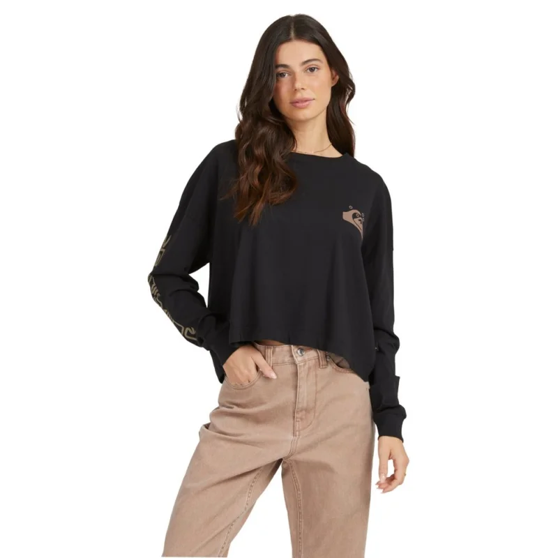 T-SHIRT QUIKSILVER OVERSIZED CROP Livraison Express