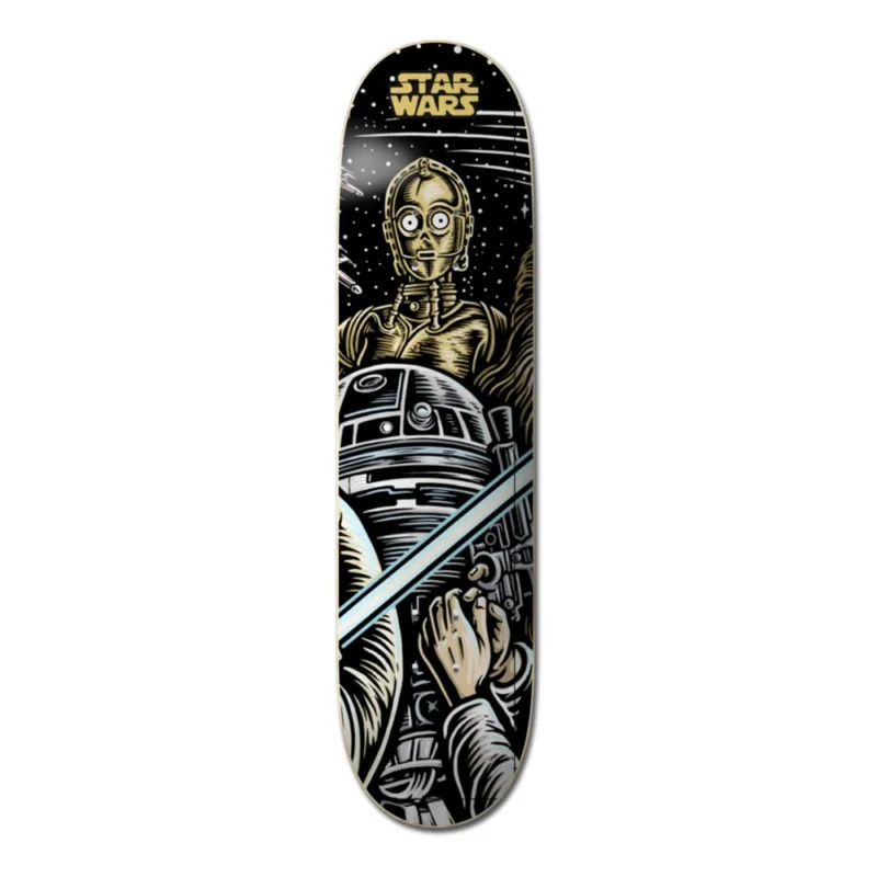 PLANCHE DE SKATE ELEMENT SW REBEL DROIDS 8.38" Prix Promo