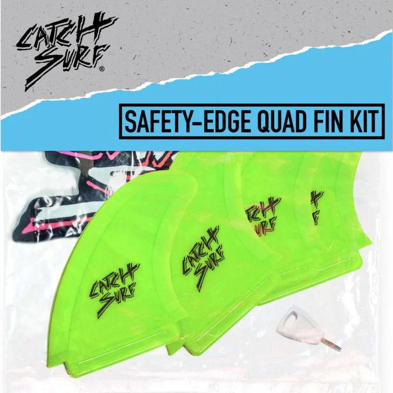Bon Marché DERIVES CATCH SURF SAFETY EDGE QUAD FIN SET