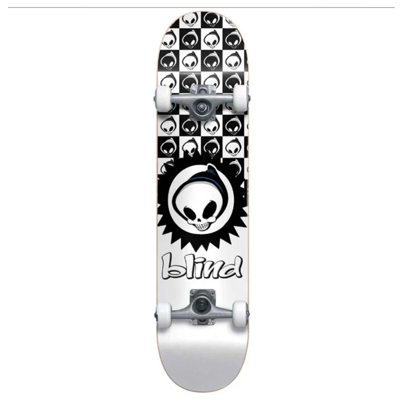 SKATE BLIND CHECKERED REAPER YTH FP SOFT WHEELS 7,37‘‘ Acheter Direct