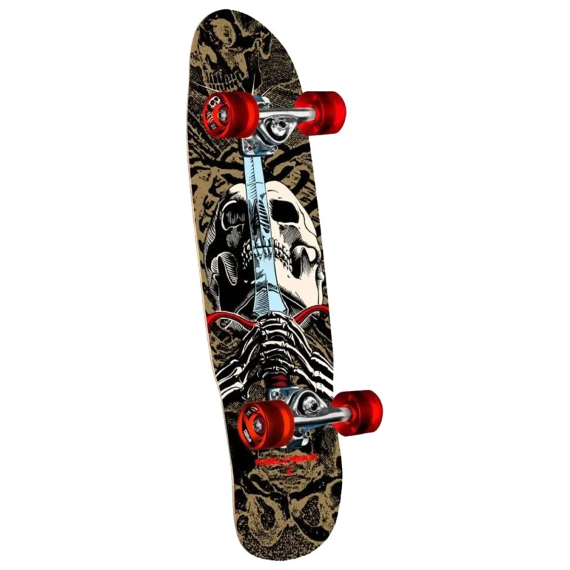 SKATE POWELL PERALTA MINI SKULL & SWORD 8.0‘‘ Haute Qualité