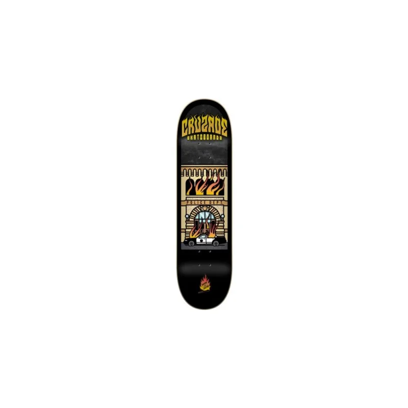 PLANCHE DE SKATE CRUZADE BURNING AND LOOTING 8.25" Offre Limitée