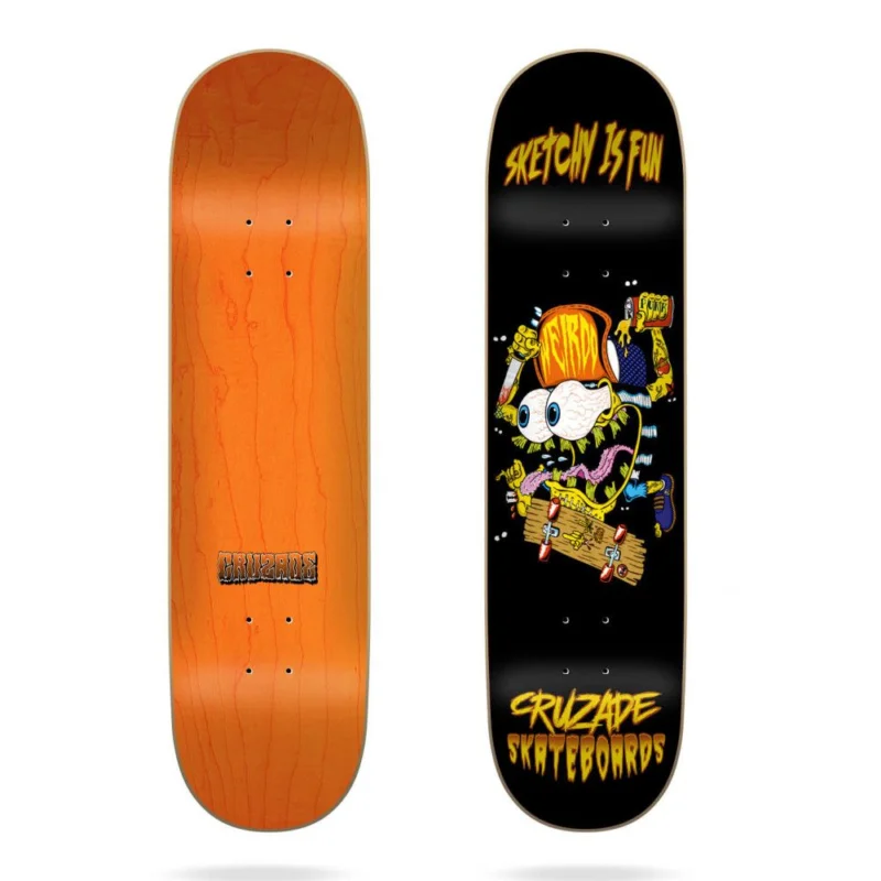 Bon Marché PLANCHE DE SKATE CRUZADE SKETCHY IS FUN 8.625"