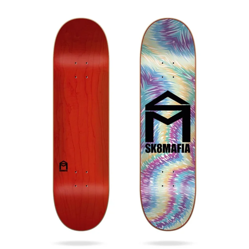 PLANCHE DE SKATE SK8MAFIA HOUSE LOGO TIE DYE 8.1" Commander Maintenant