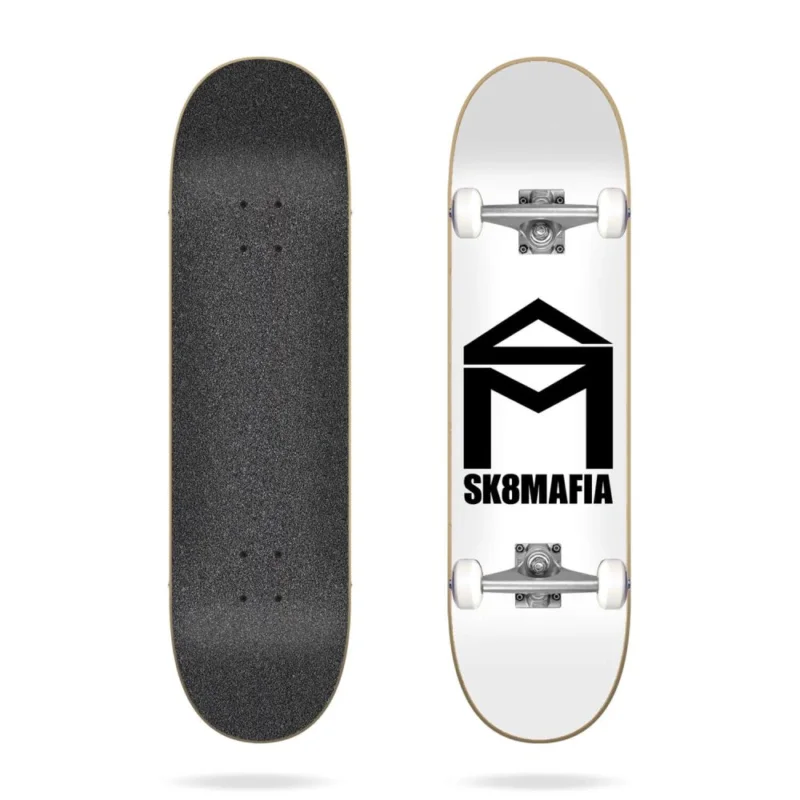 Top Vente SKATE SK8MAFIA HOUSE LOGO WHITE 7.75"