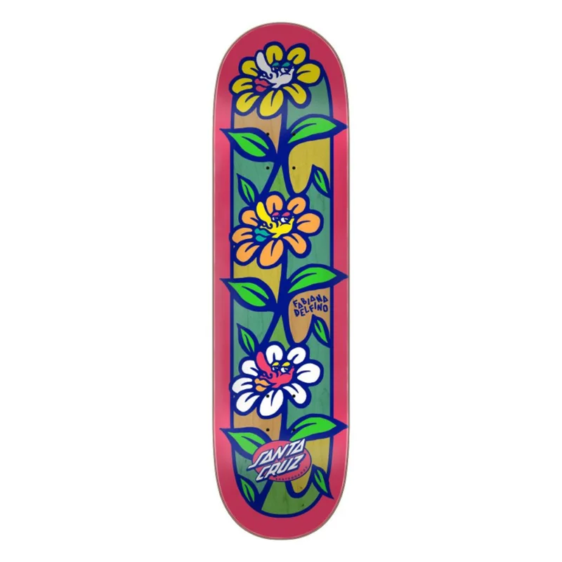Expédition Rapide PLANCHE DE SKATE SANTA CRUZ DELFINO FLOWER CREW VX 8.25‘‘
