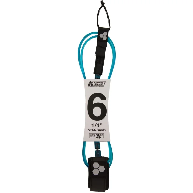 LEASH CHANNEL ISLANDS HEX STANDARD 6‘ 1/4 Réduction