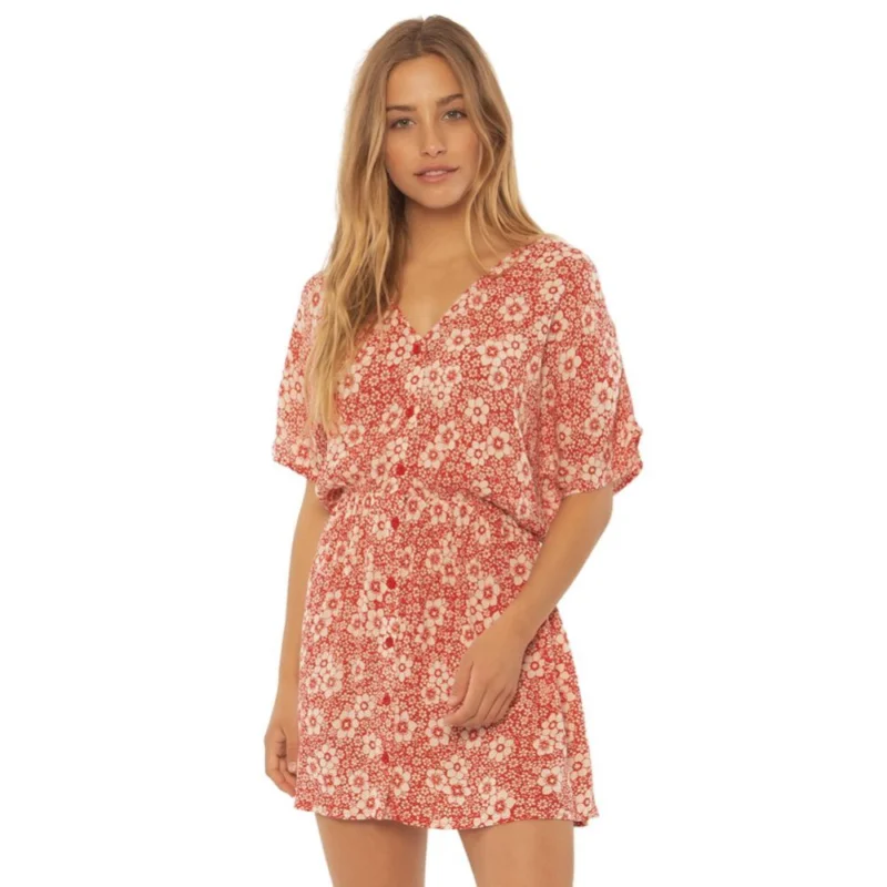 Commande En Gros ROBE SISSTREVOLUTION SAILING AWAY WVN S/S DRESS-CAY