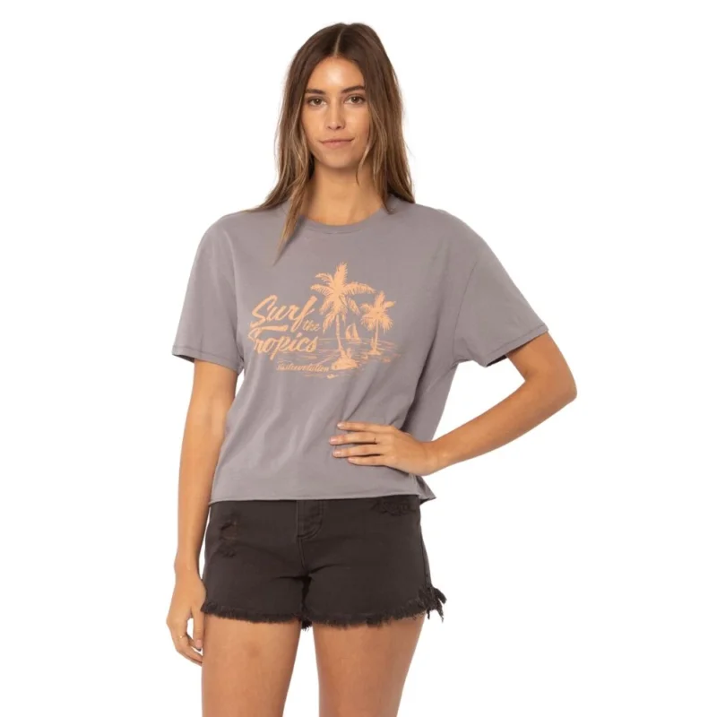 Soldes T-SHIRT SISSTREVOLUTION ISLAND FEVER S/S KNIT