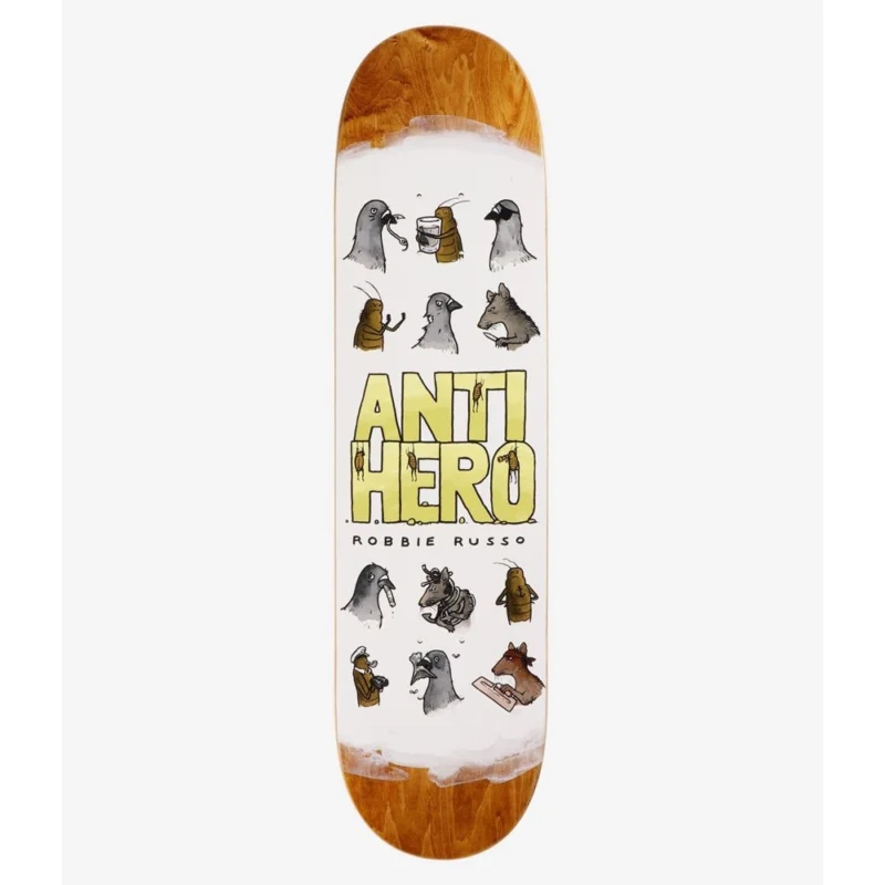 Dernière Chance PLANCHE DE SKATE ANTIHERO RUSSO USUAL SUSPECTS 8.25‘‘