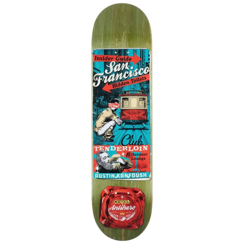 PLANCHE DE SKATE ANTIHERO KANFOUSH MOTEL 18 8.12‘‘ Must-Have