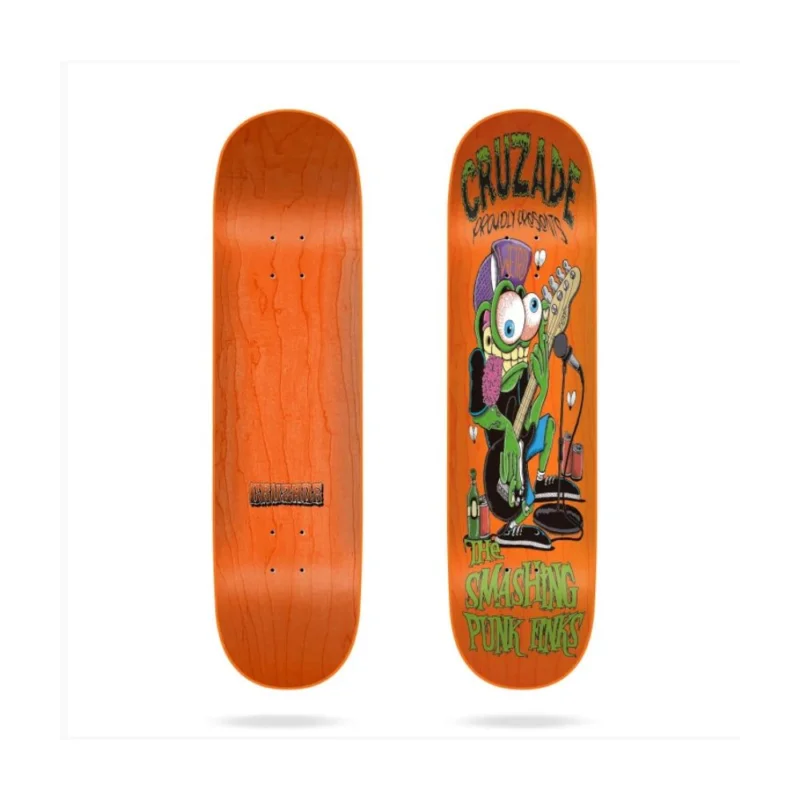 Top Vente PLANCHE DE SKATE CRUZADE SMASHING PUNK FINKS 8.375"