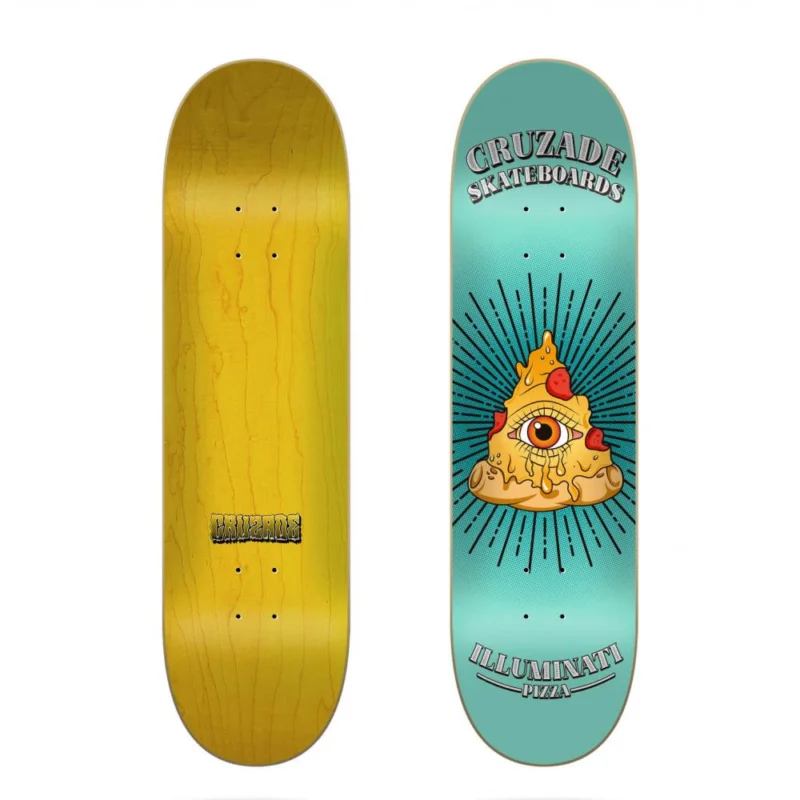 Produit De Marque PLANCHE DE SKATE CRUZADE ILLUMINATY PIZZA 8.0"
