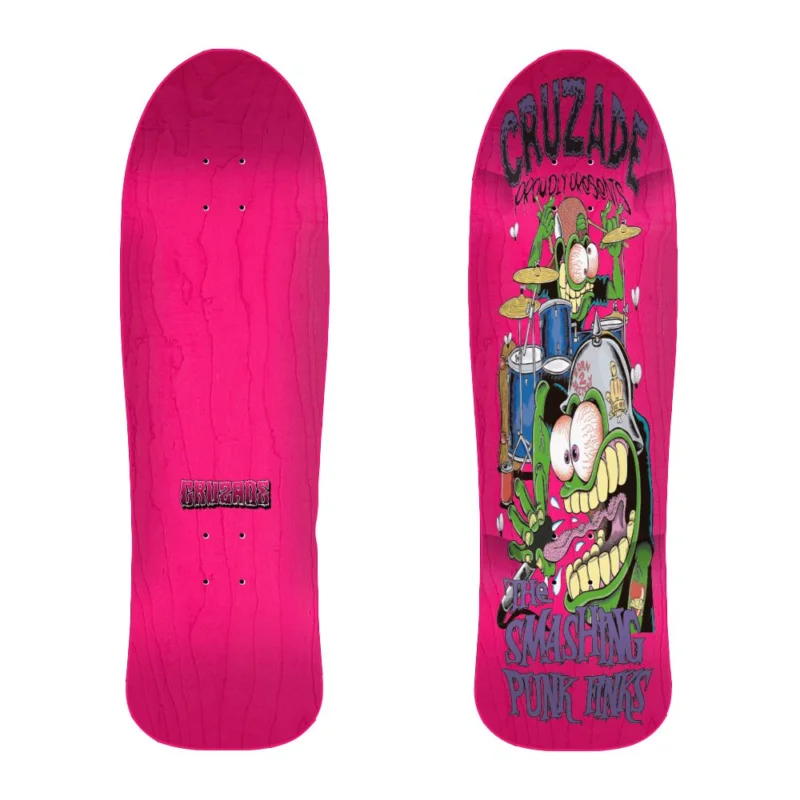 PLANCHE DE SKATE CRUZADE SMASHING PUNK FINKS 9.0" Réduction