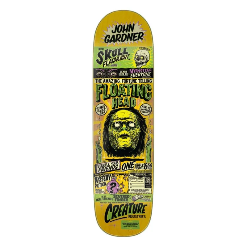 PLANCHE DE SKATE CREATURE GARDNER FLOATING HEAD 8.59‘‘ Usine Directe