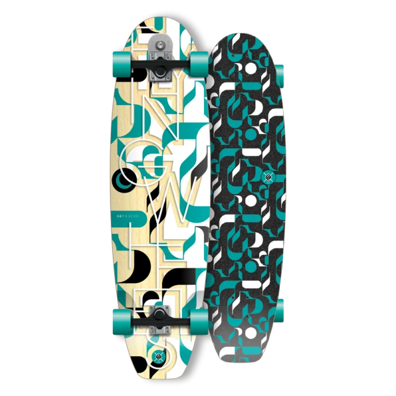 SURF SKATE FLYING WHEELS PIESCES 36" Retour Gratuit