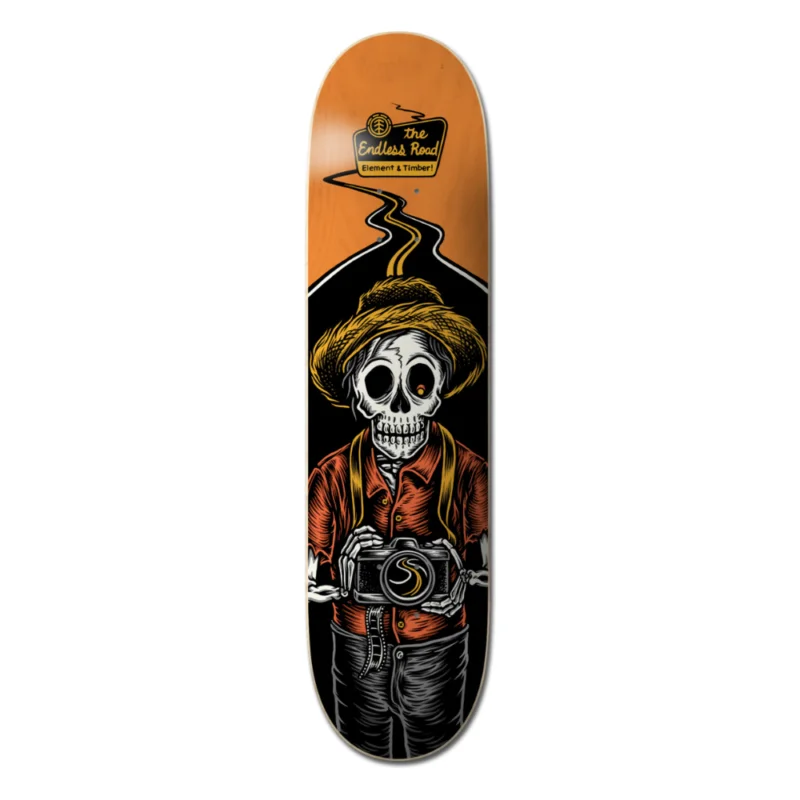 PLANCHE DE SKATE ELEMENT TIMBER ENDLESS ROAD SNAP SHOT 8.0‘‘ Offre Spéciale