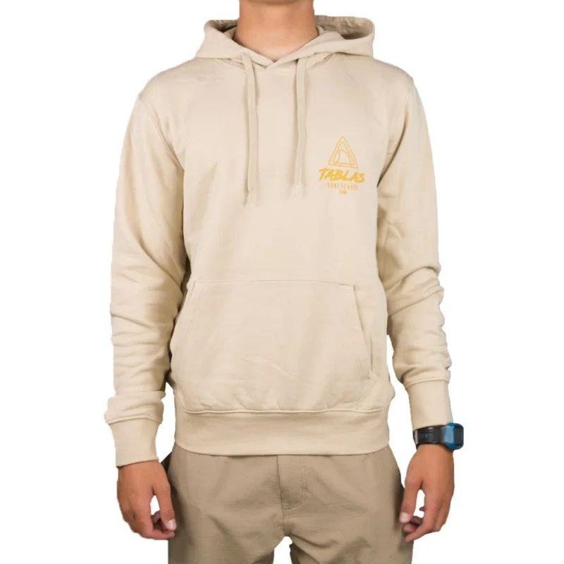 CAPUCHE TABLAS LOGO QUILLA - BEIGE LOGO MOSTAZA Commander Maintenant