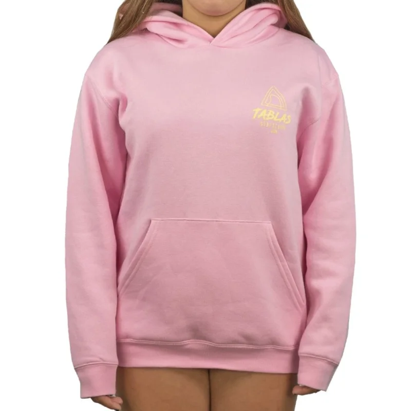 Offre Spéciale CAPUCHE TABLAS LOGO QUILLA NIÑO - ROSA LOGO AMARILLO